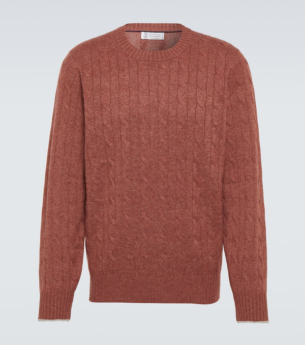 Brunello Cucinelli Cable-knit cashmere sweater