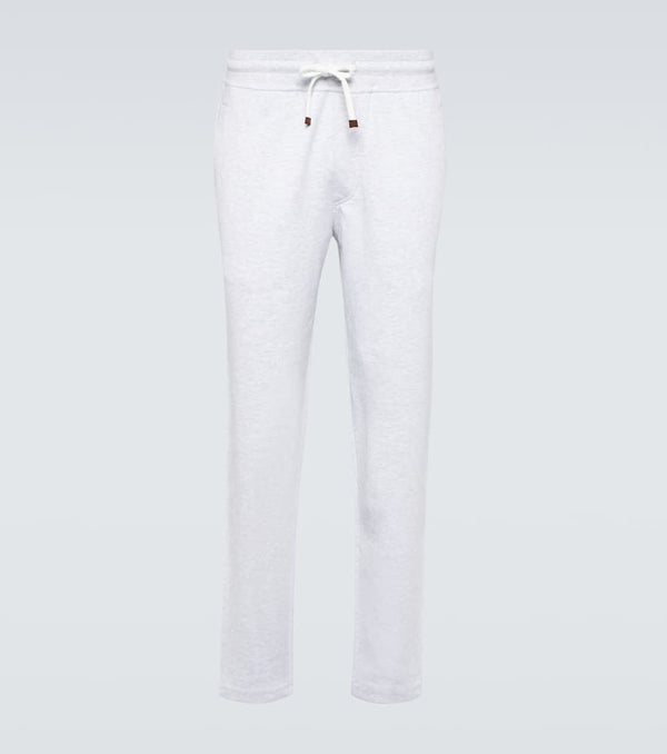 Brunello Cucinelli Cotton-blend sweatpants