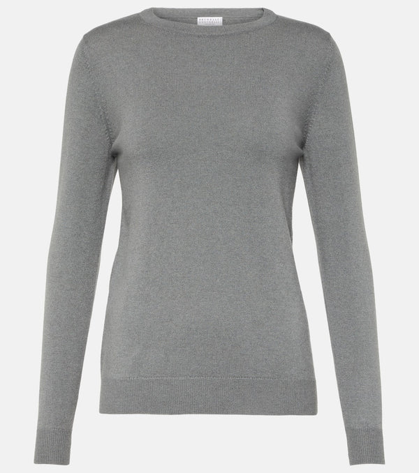 Brunello Cucinelli Embellished cashmere sweater