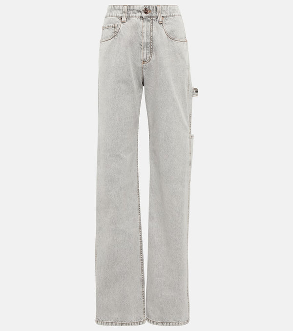 Brunello Cucinelli High-rise straight jeans