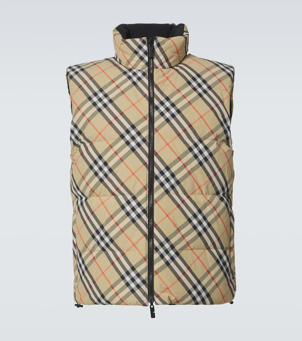 Burberry Burberry Check down vest