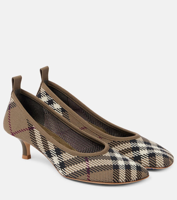 Burberry Burberry Check jacquard pumps