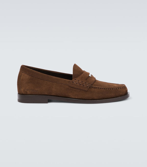 Burberry Suede penny loafers