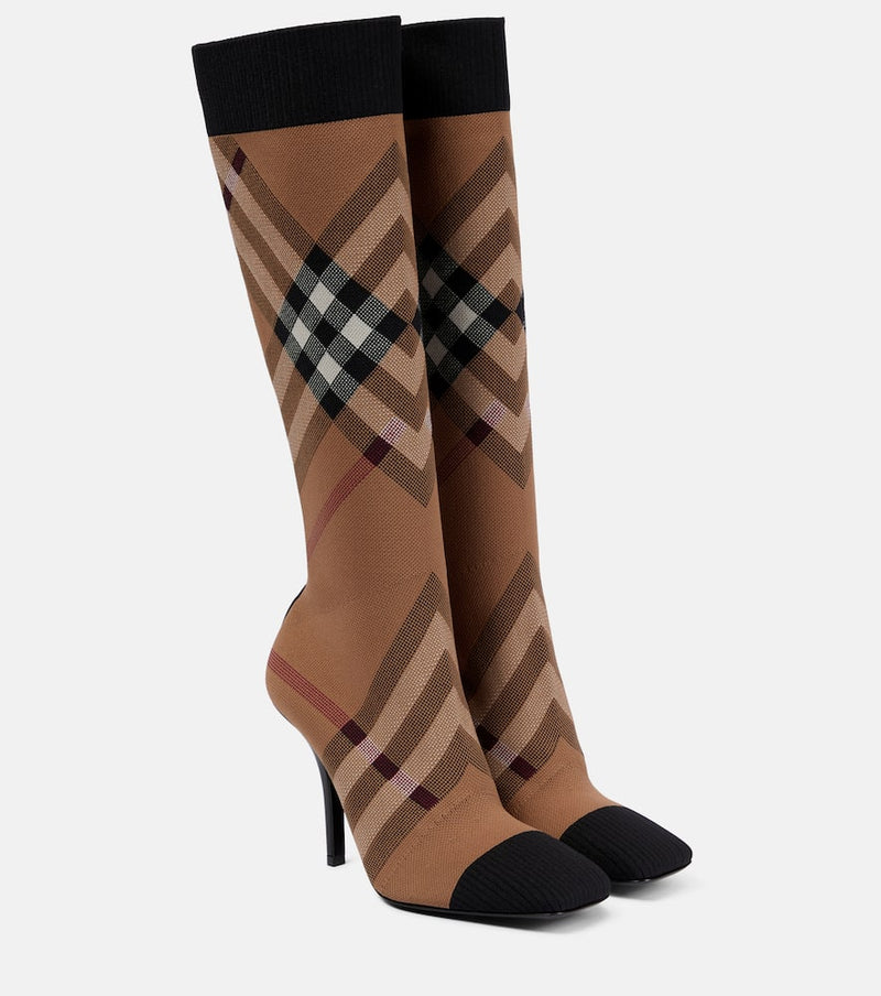 Burberry Vintage Check 105 sock boots