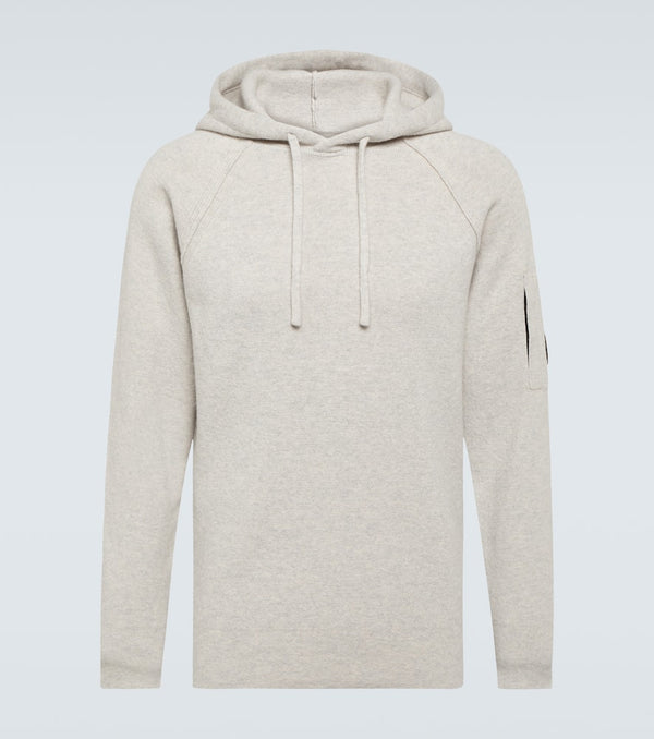 C. P. Company Lens wool-blend hoodie