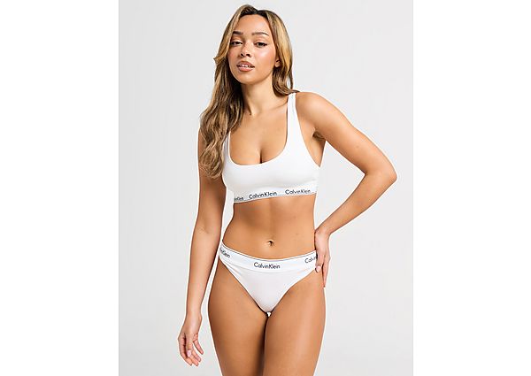 Calvin Klein Underwear Modern Cotton Thong  White