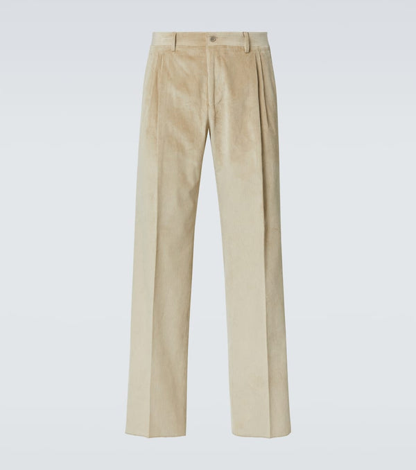 Canali Cotton corduroy straight pants