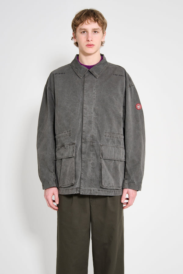 Cav Empt Overdye Easy BDU Jacket Charcoal