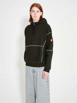 Cav Empt Wide Rib Cut Heavy Hoody Black