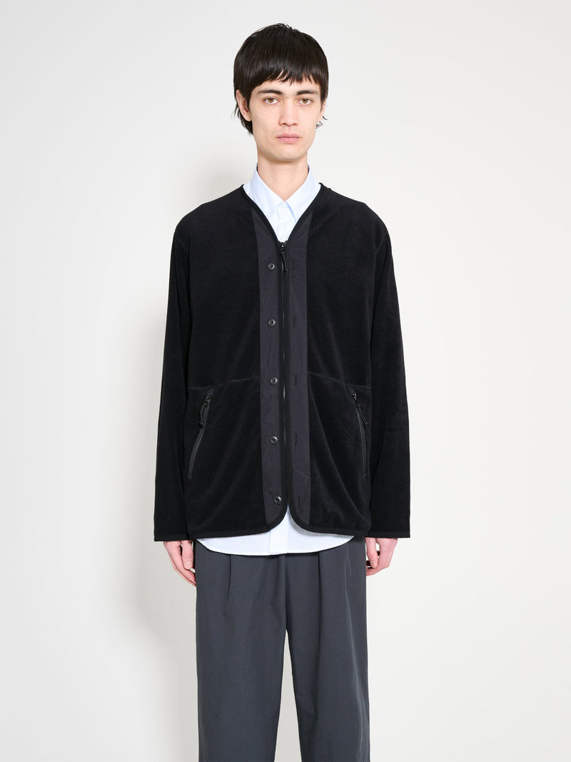 Comme des Garçons Homme Pile Cardigan Black