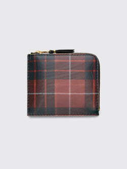 Comme des Garçons Wallet SA3100 Lenticular Tartan Red / Green