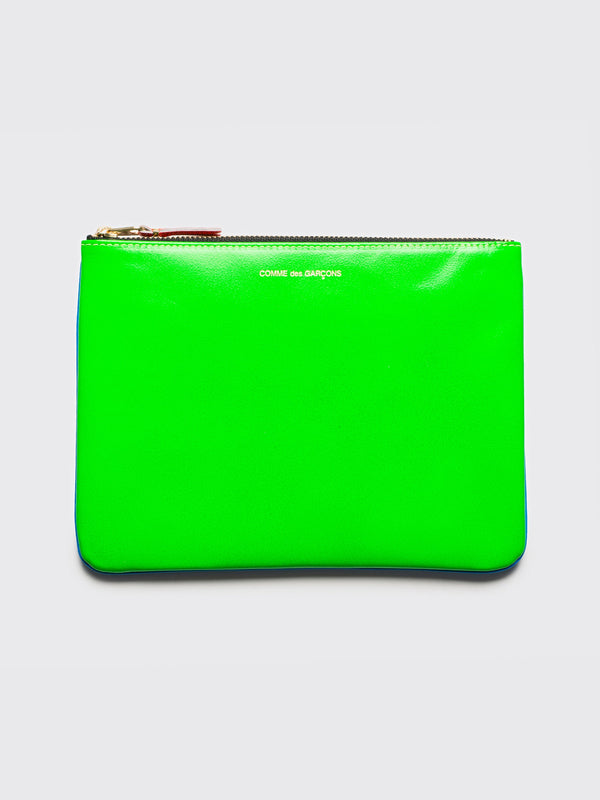 Comme des Garçons Wallet SA5100 Super Fluo Blue / Green