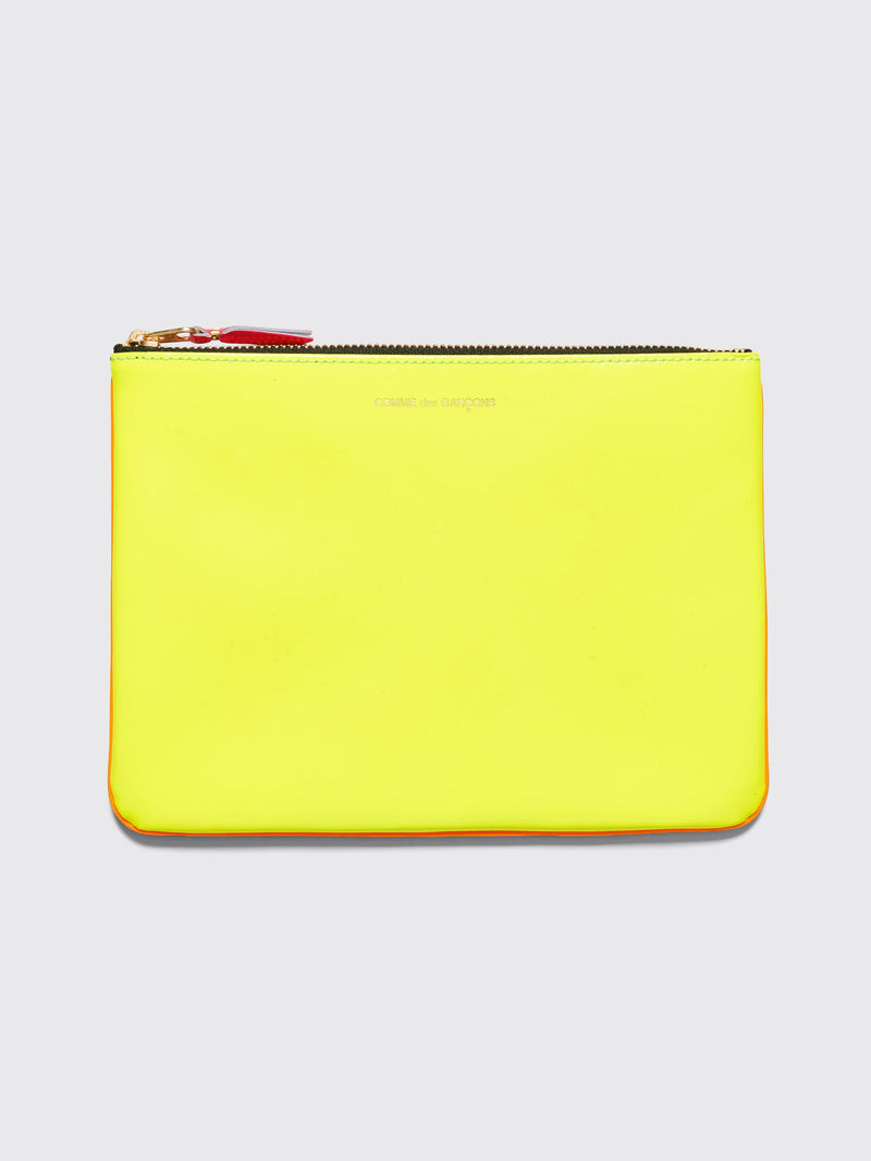 Comme des Garçons Wallet SA5100 Super Fluo Yellow  Orange