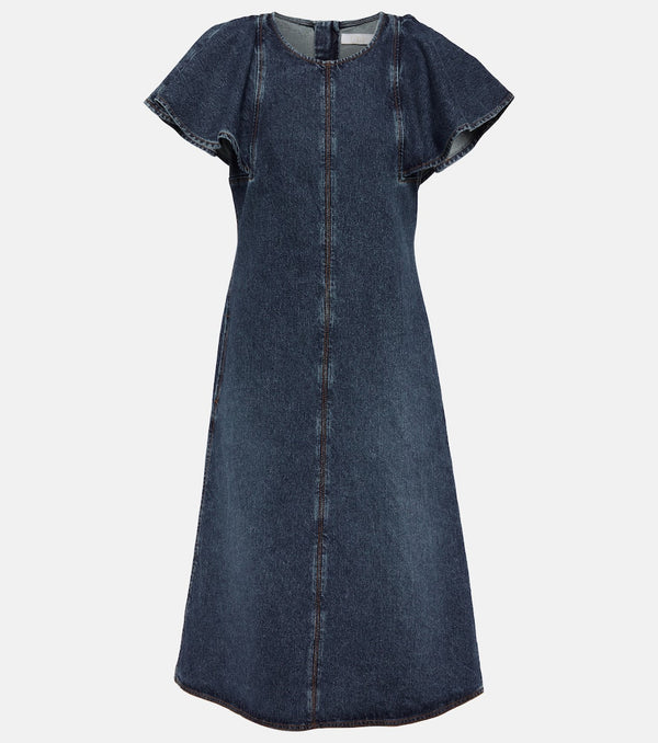 Chloé Denim midi dress