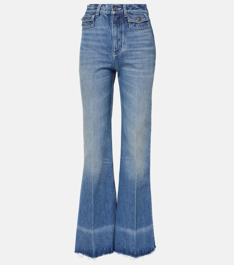 Chloé High-rise flared jeans