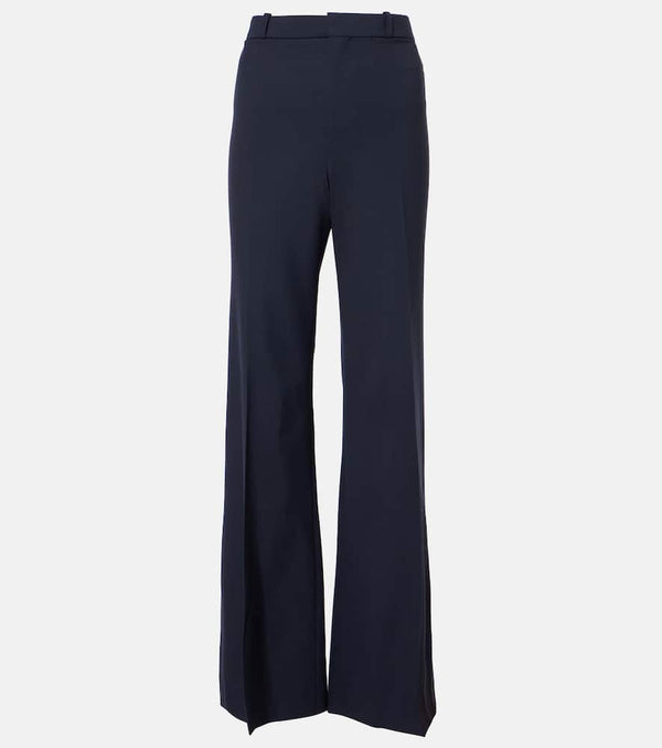 Chloé High-rise wool-blend wide-leg pants