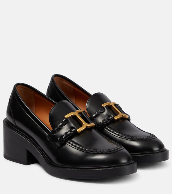 Chloé Marcie leather loafer pumps