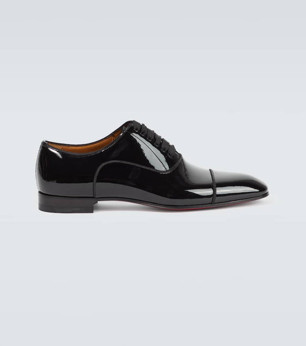 Christian Louboutin Greggo patent leather Oxford shoes