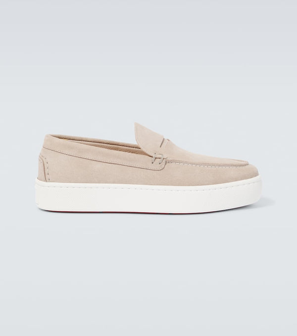 Christian Louboutin Paqueboat suede boat shoes