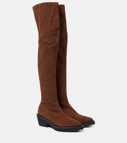 Clergerie Tenny suede over-the-knee boots