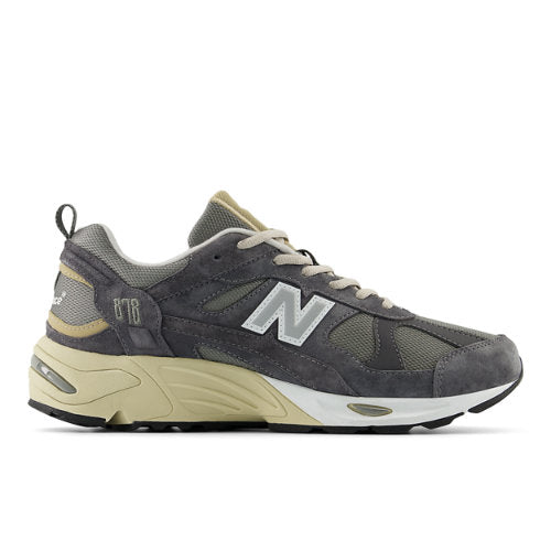 New Balance 878 in Grey Beige Black Suede Mesh