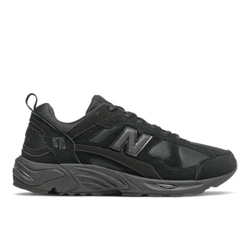 New Balance 878 in Black Leather