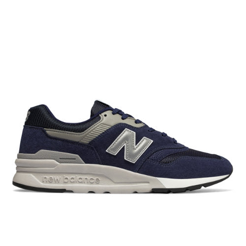 New Balance Men's 997H in Navy/Grey Suede/Mesh, 