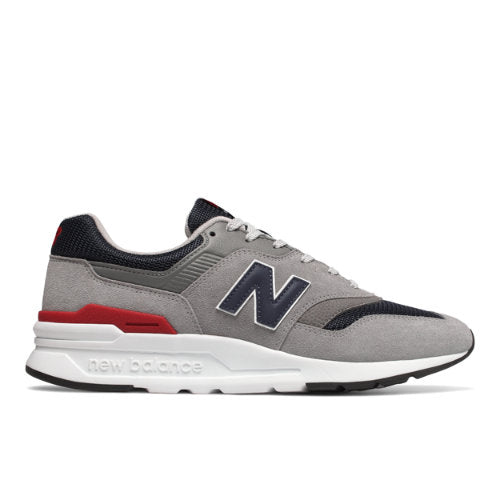 New Balance Men's 997H in Grey/Blue Suede/Mesh, 