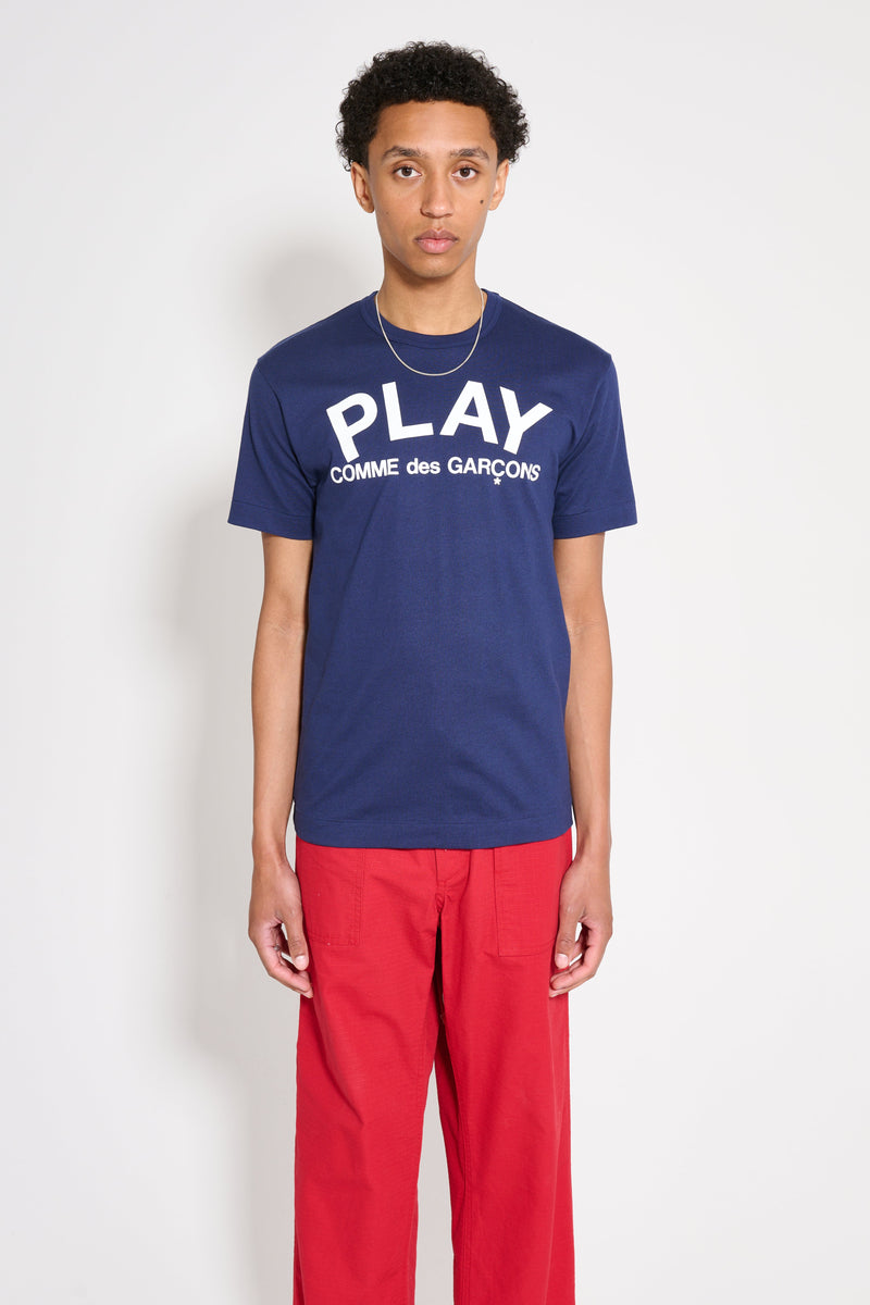 Comme des Garçons Play Logo T-shirt Dark Navy