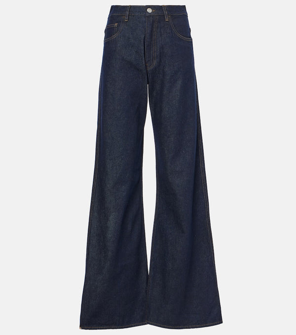 Coperni High-rise wide-leg jeans