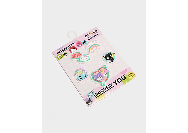 Crocs 5 Pack Hello Kitty Jibbitz Charms  Multi Coloured