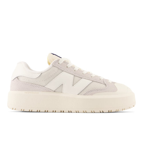 New Balance Unisex CT302 in White/Blue Suede/Mesh, 