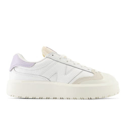 New Balance CT302 in White Purple Leather