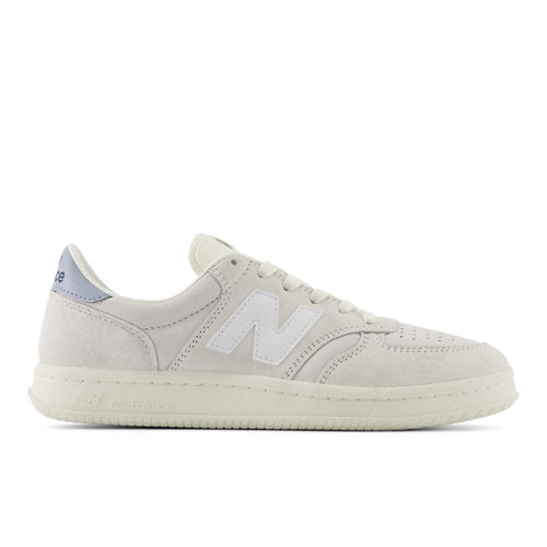 New Balance Unisex T500 in Grey/White Leather, 