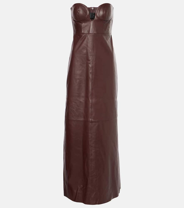 Dodo Bar Or Leather midi dress