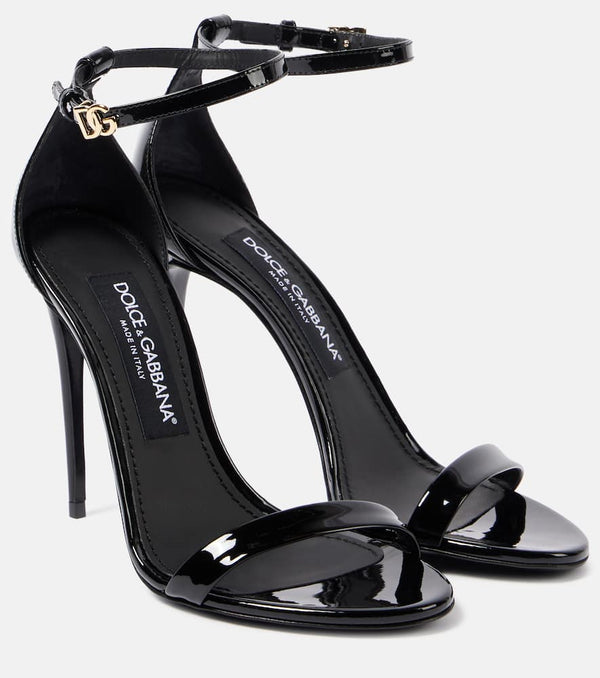 Dolce & Gabbana 105 patent leather sandals