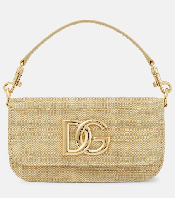 Dolce & Gabbana 3.5 raffia shoulder bag