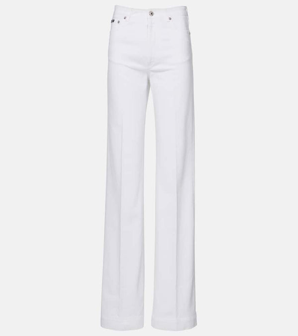 Dolce & Gabbana Capri high-rise flared jeans