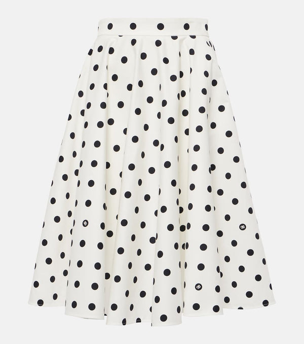 Dolce & Gabbana Cotton-blend midi skirt