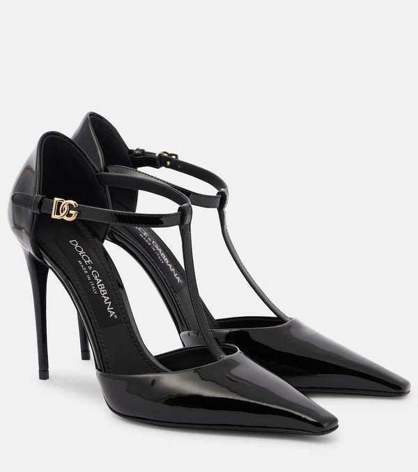 Dolce & Gabbana DG patent leather pumps