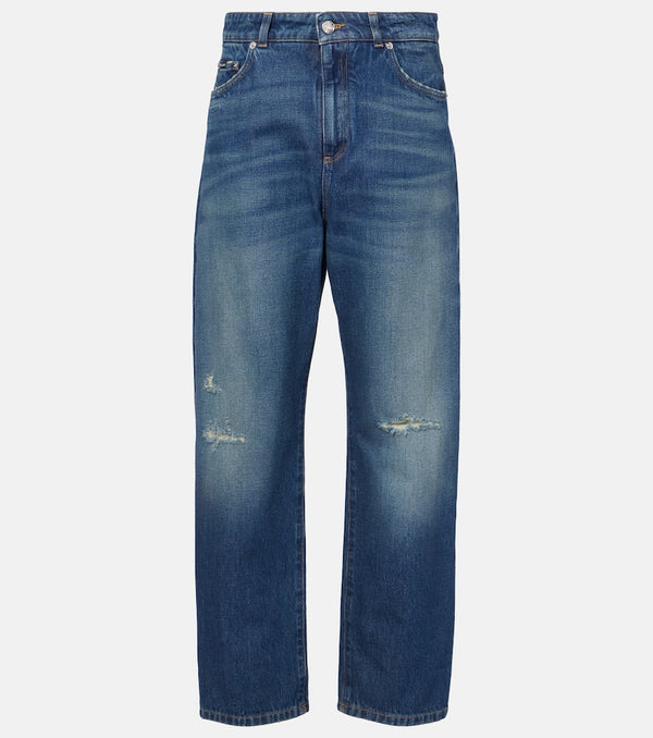 Dolce & Gabbana Distressed straight jeans