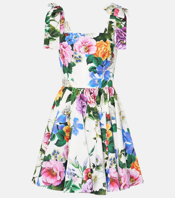 Dolce & Gabbana Floral cotton minidress