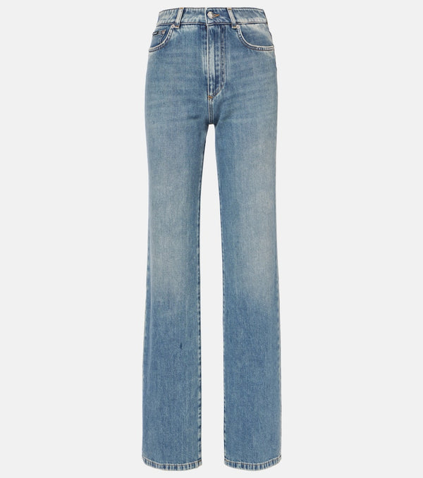 Dolce & Gabbana High-rise wide-leg jeans