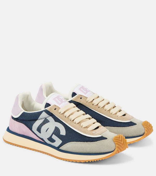 Dolce & Gabbana Logo suede sneakers