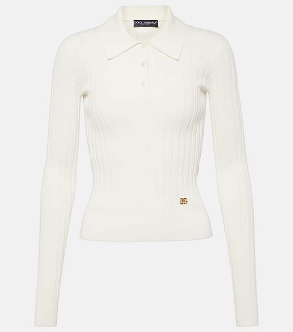 Dolce & Gabbana Long-sleeved polo shirt