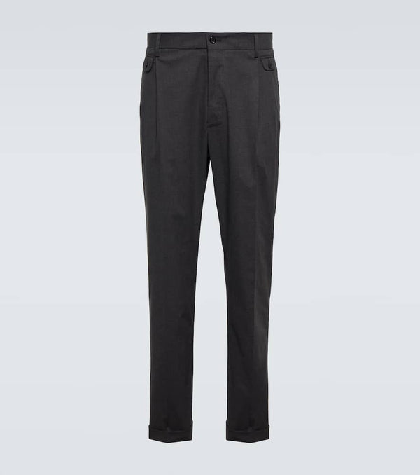 Dolce & Gabbana Mid-rise straight cotton pants