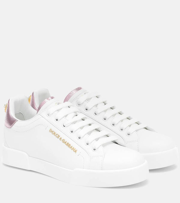 Dolce & Gabbana Portofino leather sneakers