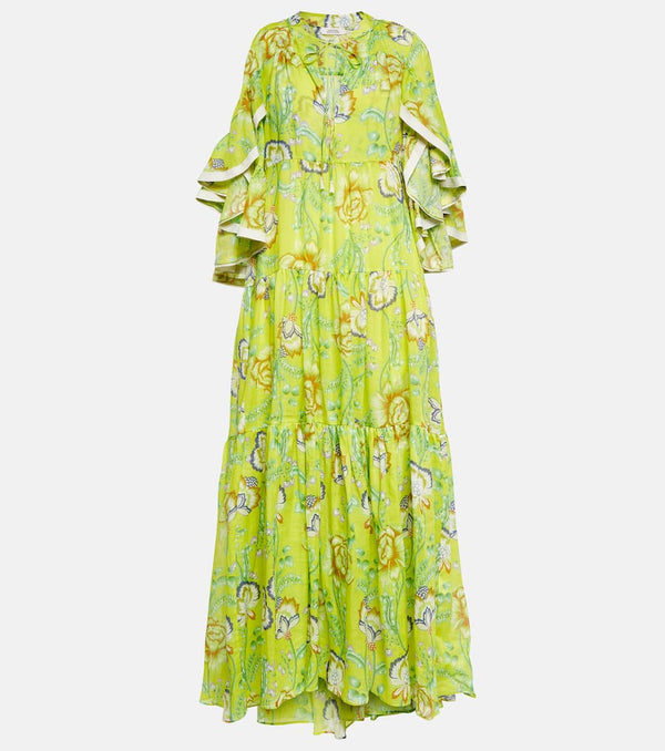 Dorothee Schumacher Floral ramie maxi dress