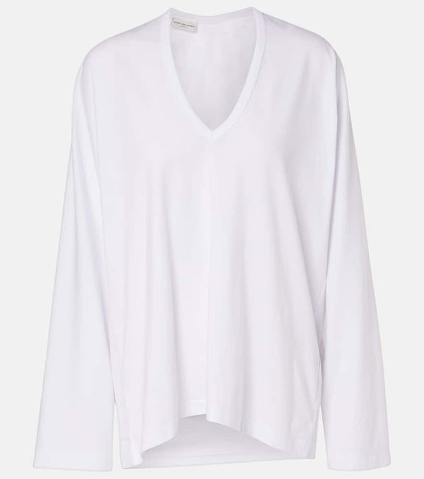 Dries Van Noten Cotton jersey top