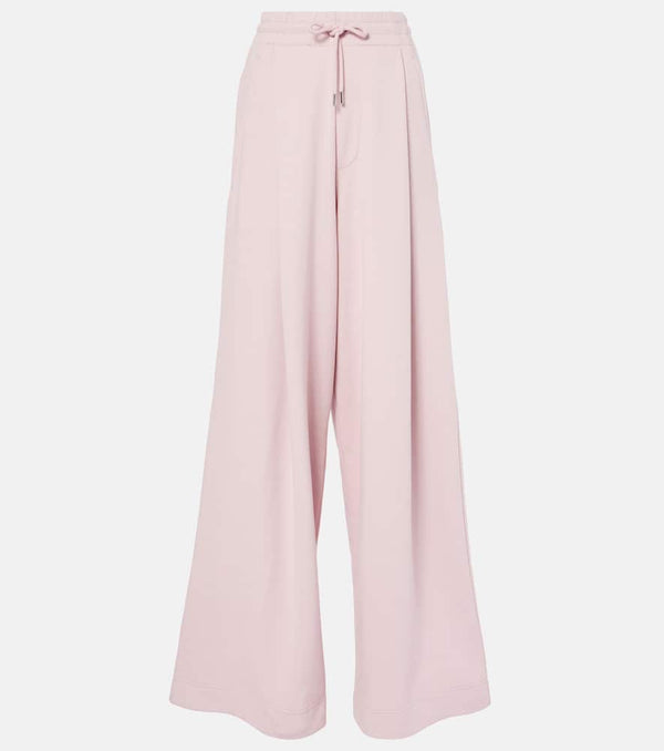 Dries Van Noten Cotton wide-leg sweatpants